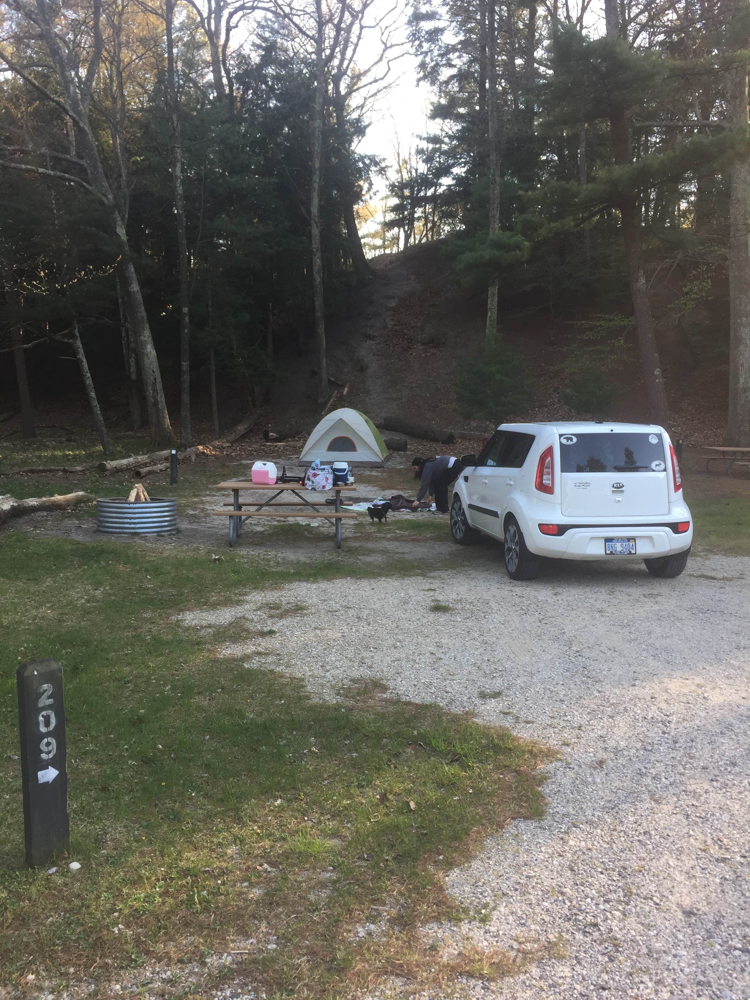 Camper submitted image from Pines Campground — Ludington State Park - 2